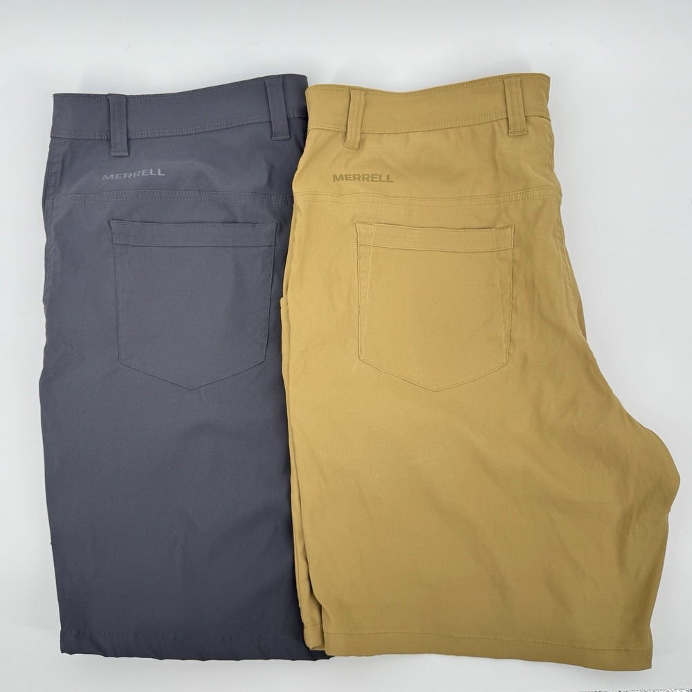 Merrell Shorts Mens Size 38 Lot 2 Hiking Trail Outdoor Stretch Performance Golf